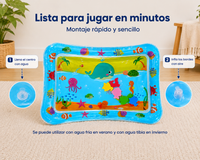 Alfombrilla sensorial acuática para bebés (47 x 65 cm)