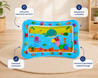 Alfombrilla sensorial acuática para bebés (47 x 65 cm)